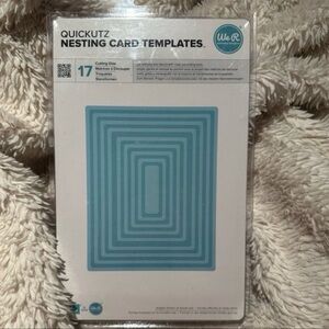 WE R MEMORY KEEPERS Nesting Card Templates Die Cut NEW! RARE! Paper Crafting